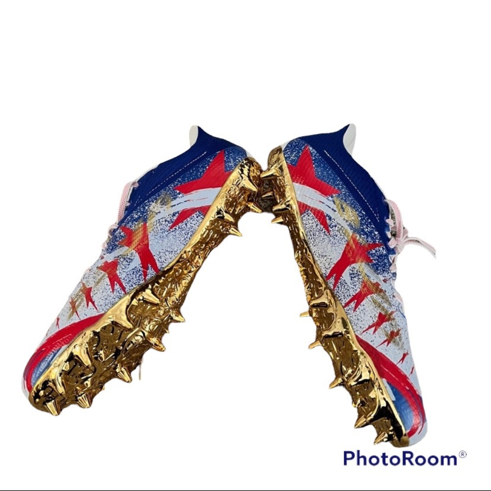 Under Armour Men's Blur LE MC USA Football Cleats size 13 - Picture 1 of 6